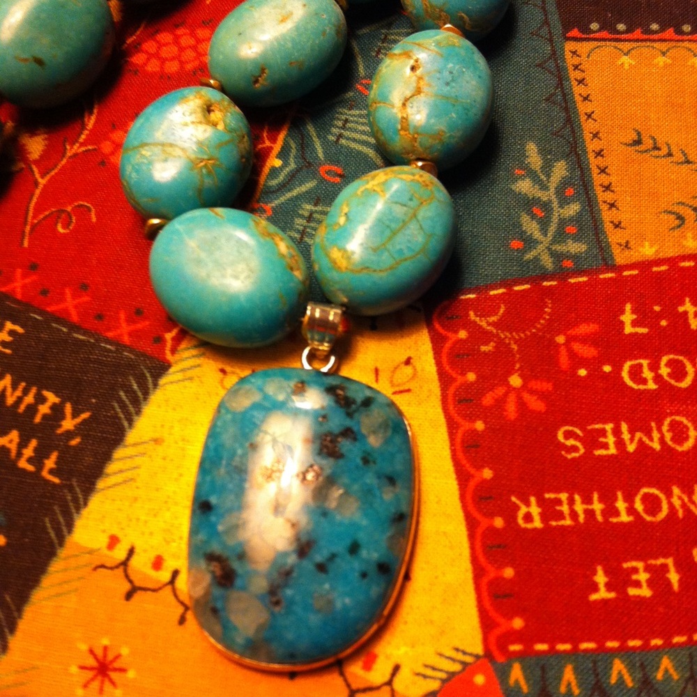 Beautiful turquoise necklace